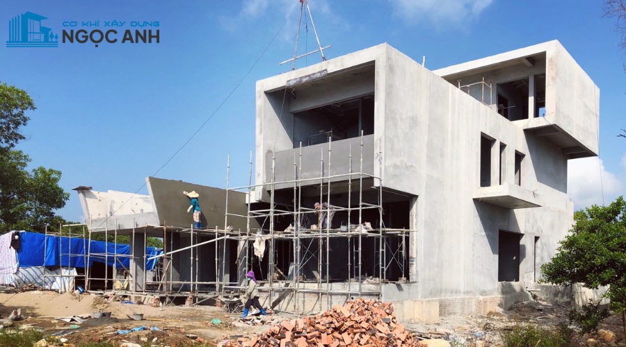 Xây dựng phần thô trong công trình nhà ở